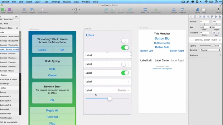 用Sketch快速做一个计步App——线框图设计篇