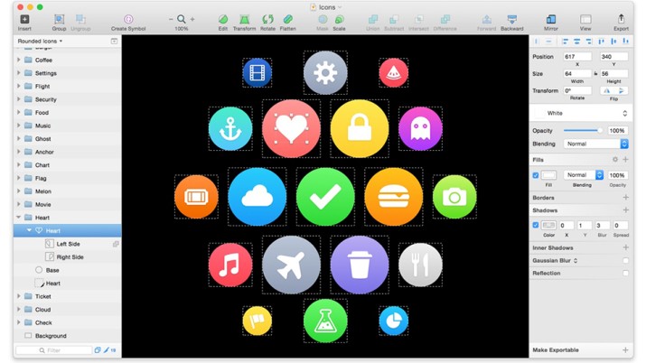 用Sketch临摹iOS 9的Wallet图标
