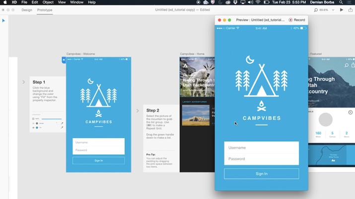 Adobe Xd教你轻松做原型图文教程（3）